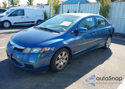 2010 Honda Civic Lx из США, поврежденный, VIN 2HGFA1F50AH581420